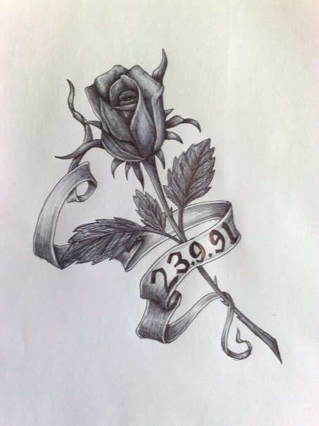 tattoo drawing designs tattoos free designs. Rose Drawing Tattoo