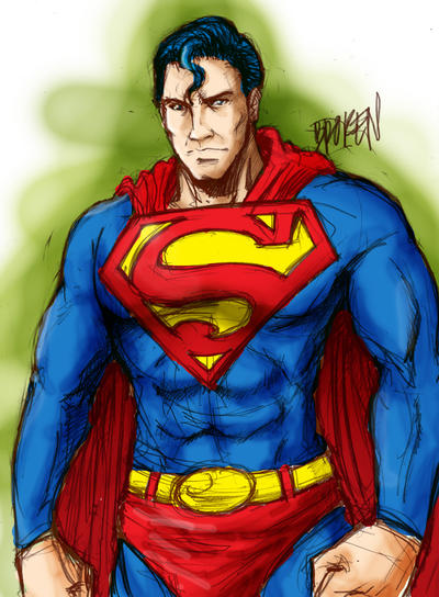 Superman Man of Steel by MFBroken on deviantART