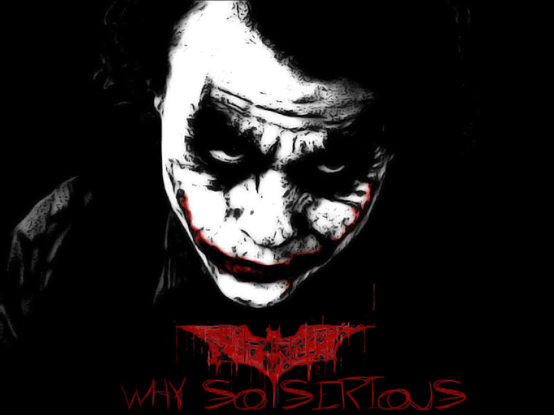 The Joker - Why So Serious by PolishTank48 on DeviantArt