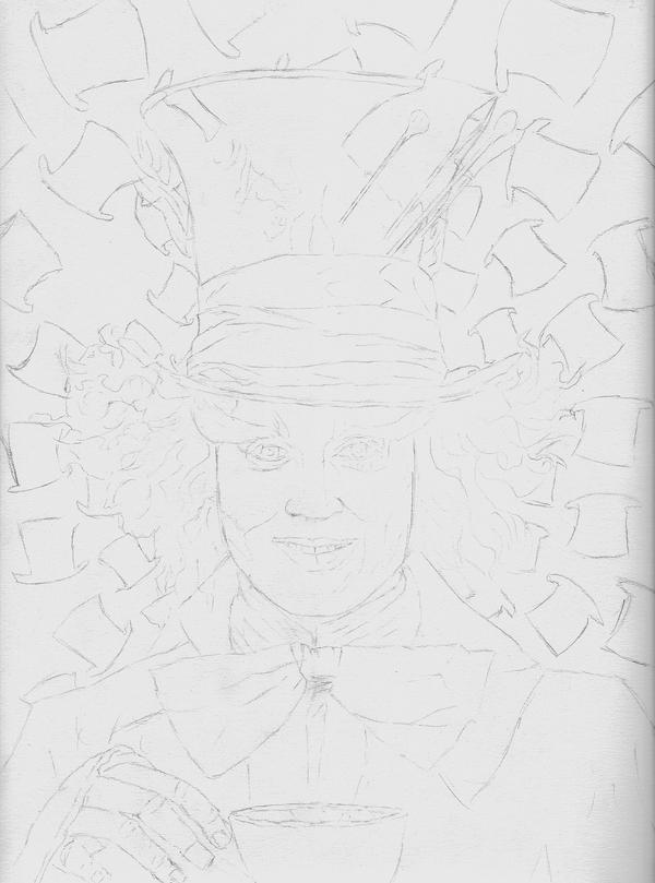 Johnny Depp: Mad Hatter-Sketch by ~SketchBookStyle on deviantART