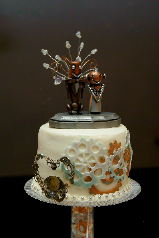 Steampunk Wedding Cake by geraldthemouse3 on deviantART