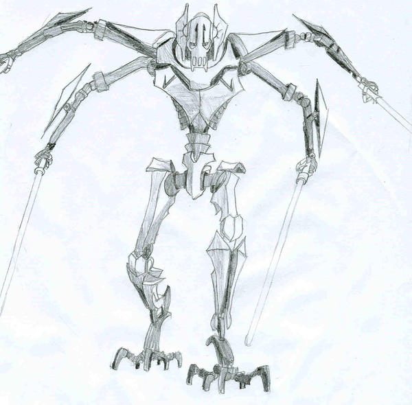 general grievous coloring sheet pages - photo #34