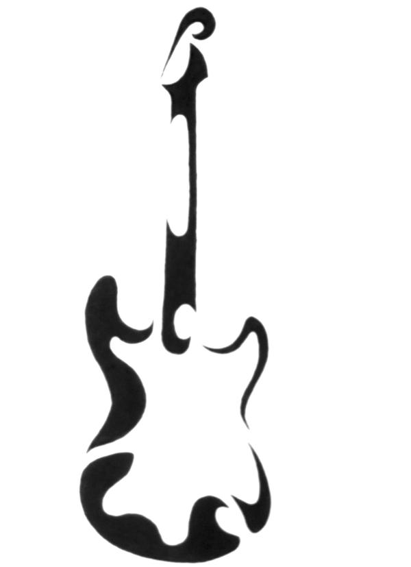 Guitar Abstract Tattoo by SPikEtheSWeDe on deviantART