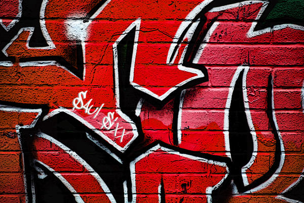 graffity wallpaper. Graffity Wallpaper Red by