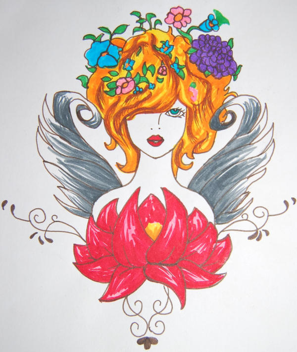 Flower Fairy | Flower Tattoo