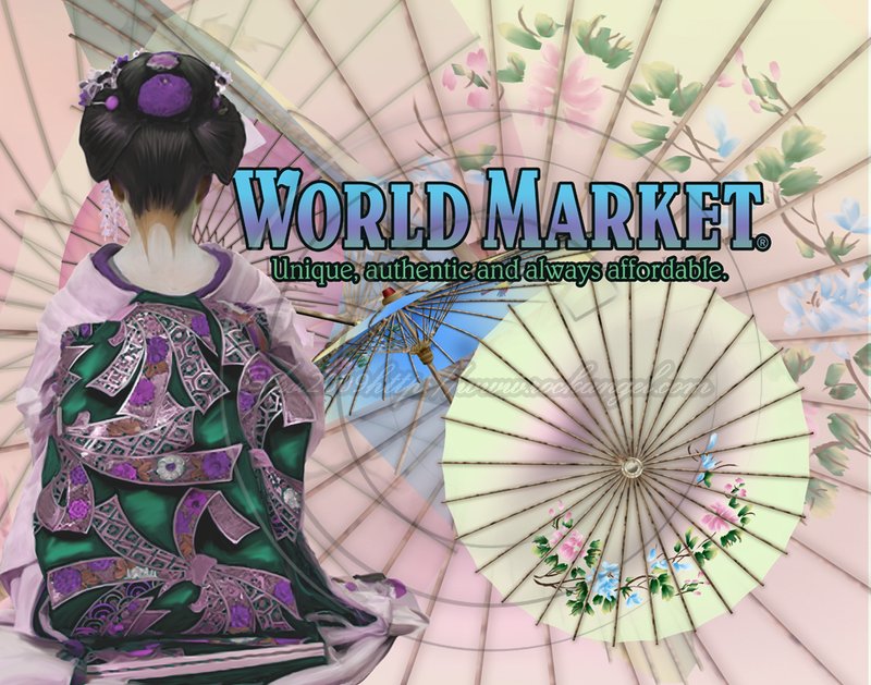 WorldMarket Tote Geisha Design by SpiritOnParole on deviantART