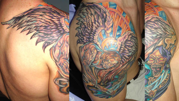 guardian angel tattoo by BeyondFlesh on deviantART
