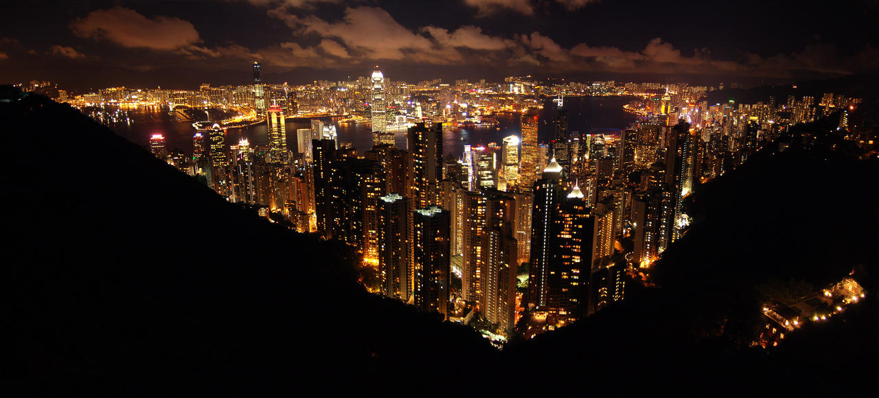 Hong Kong Skyline 2010. Hong Kong Skyline by ~Snazz84