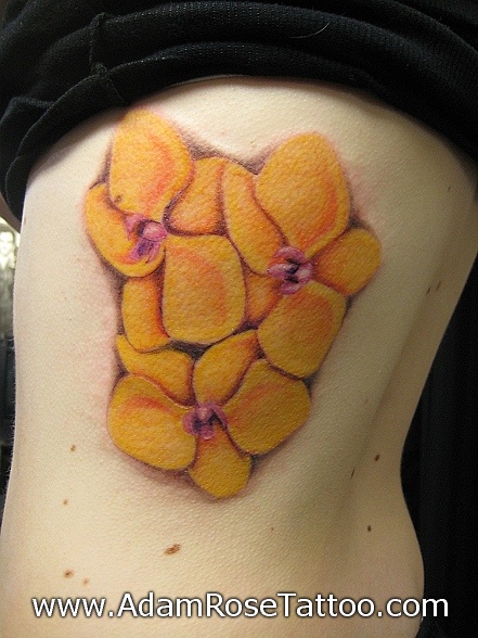 Flower 3 - flower tattoo