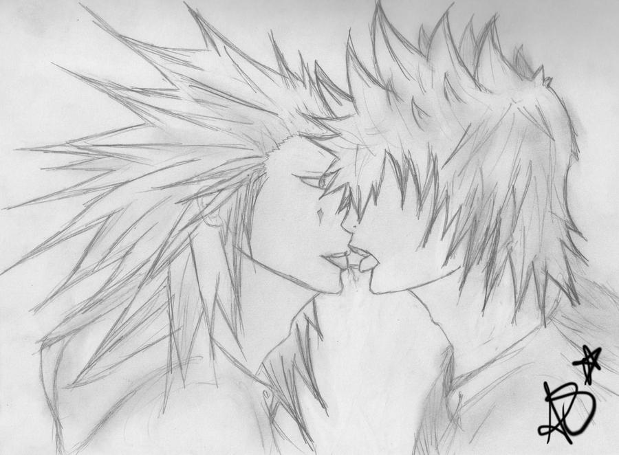 axel and roxas. Axel and Roxas Sketch by
