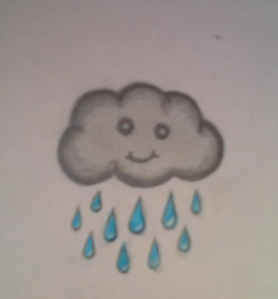 Rain Cloud Tattoo by