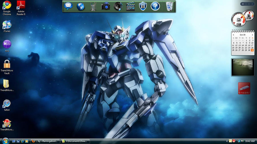 gundam 00 exia. Gundam 00 Exia Desktop by