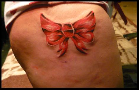 bow tattoo. ows tattoos. ow tattoo