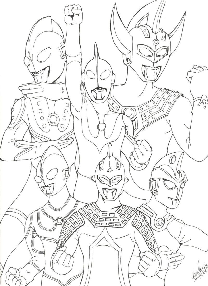 Ultraman Zero - Free Coloring Pages