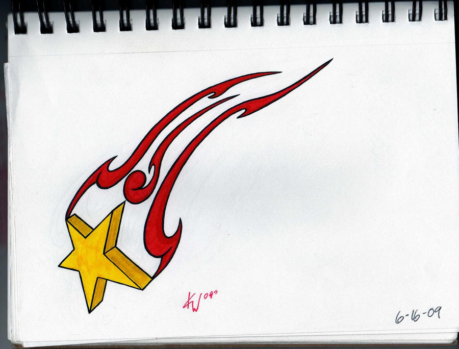Shooting Star Tattoo by