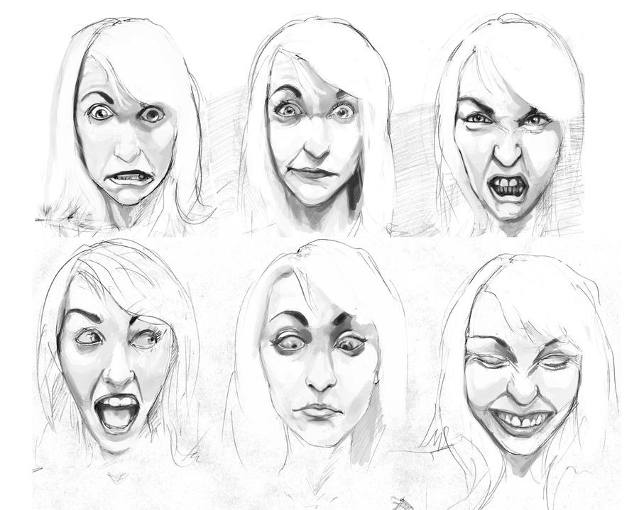 Facial Expression Drawings 81