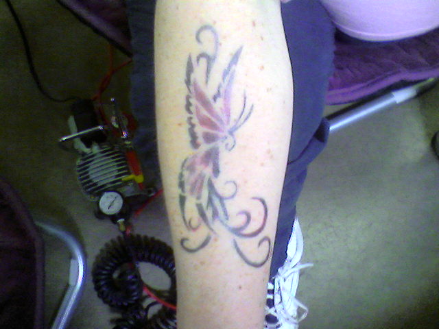 Temoraray Tattoo Butterfly by JStirling on deviantART