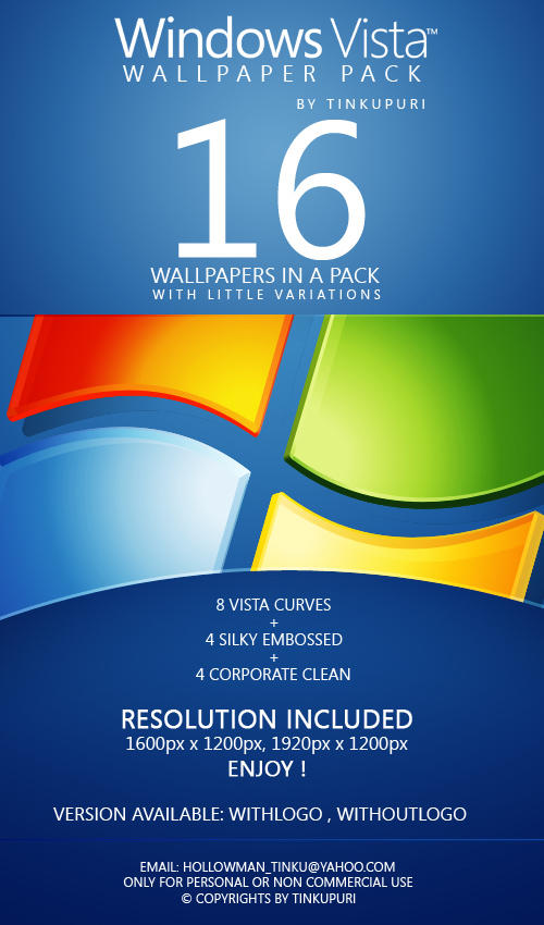 Windows Vista Wallpaper Pack by tinkupuri