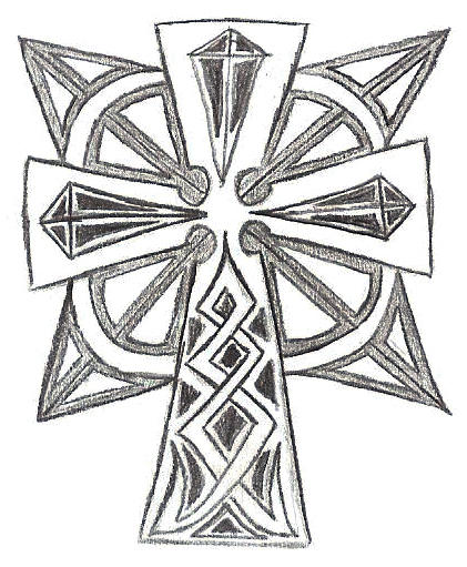 celtic-ish - chest tattoo