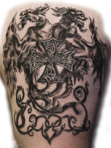 Phoenix Dragon Tattoo by r1viking on deviantART