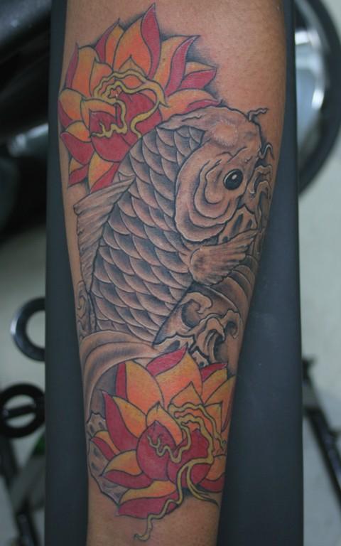 koi carp tattoo