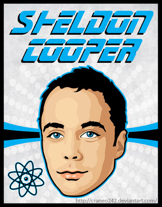 Sheldon Cooper Sticker by craneo242 on deviantART