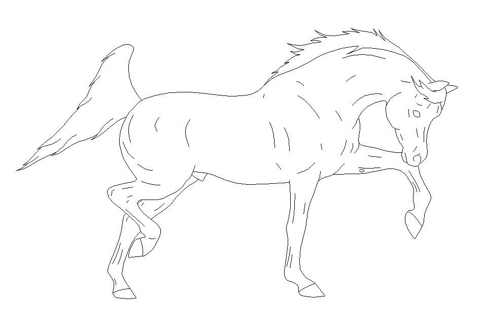 paint horse coloring pages advanced - photo #38