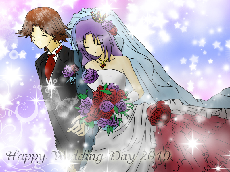 Happy Wedding day 2010 by KatoMomoko on deviantART