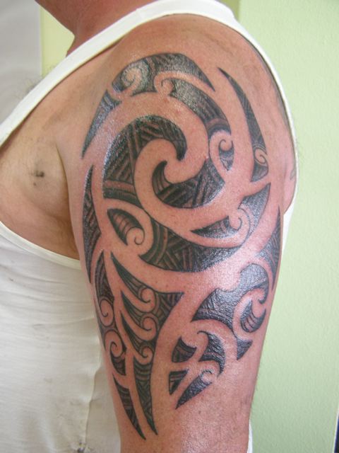 Maori tribal half sleeve by WildThingsTattoo on deviantART