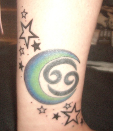 Cancer Sign Tattoo with Stars by stebanini on deviantART