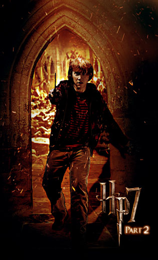 harry potter 7 poster it all ends here. harry potter 7 part 2 poster.
