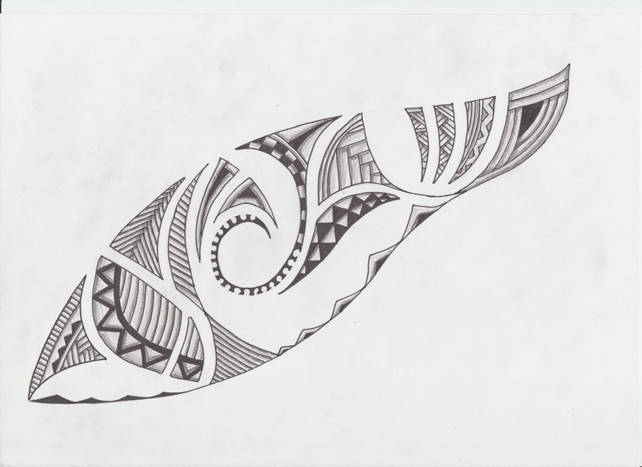 Maori inspired tribal by