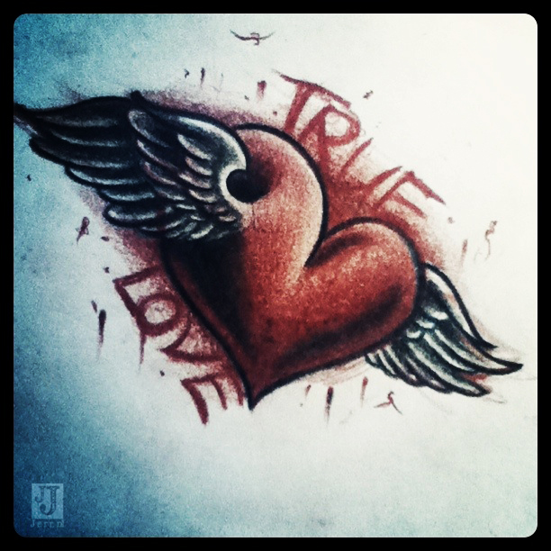 True Love Tattoo Designs