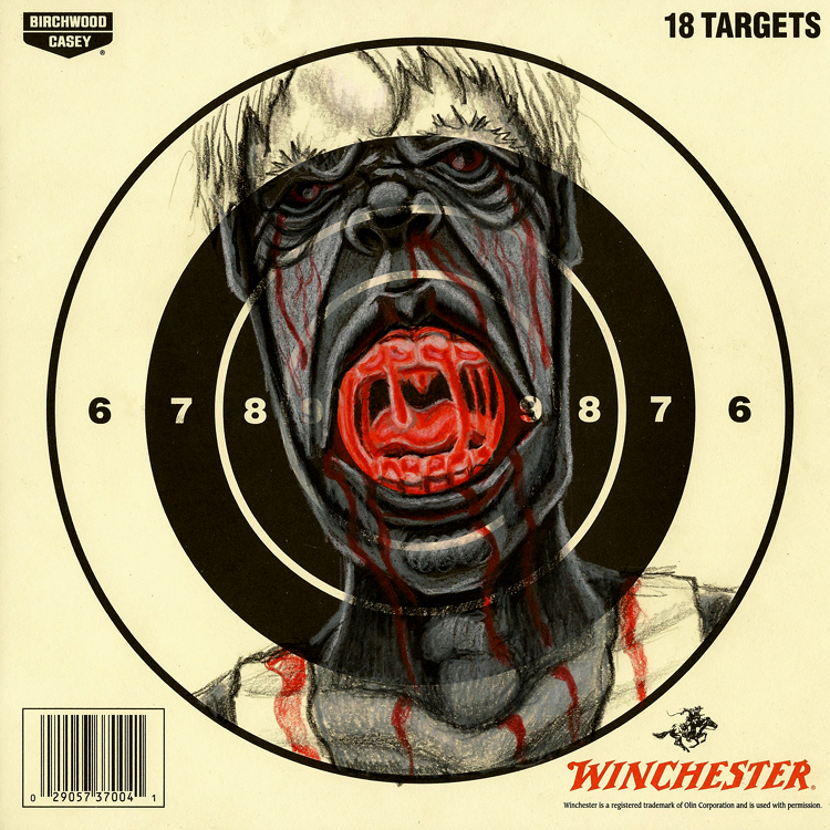 Zombie Target 1 by TH3ARTD3PT