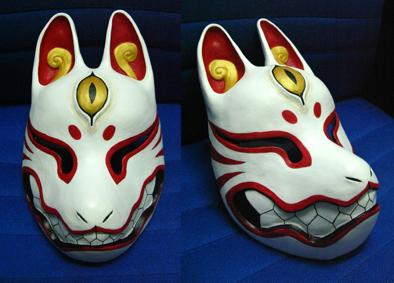 Kitsune Noh Mask