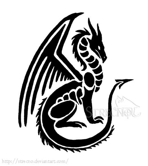 Small Dragon Tattoo by Strecno on deviantART