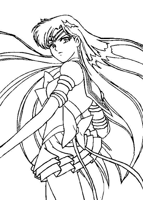 sailor pluto coloring pages - photo #7