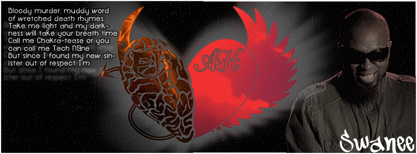 Tech N9ne E.B.A.H. Cover Evil Brain Angel Heart by ...