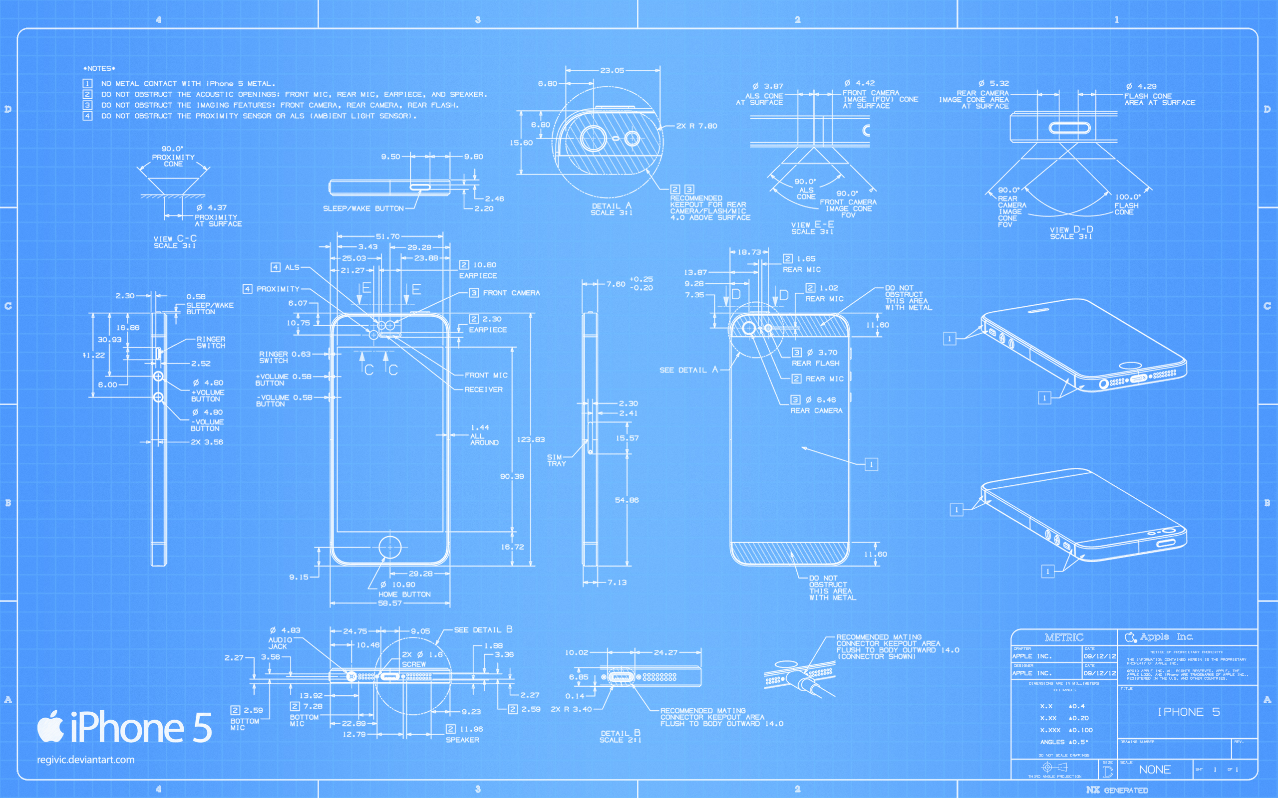 Iphone 5の図面がmac用の壁紙になった Apps Core