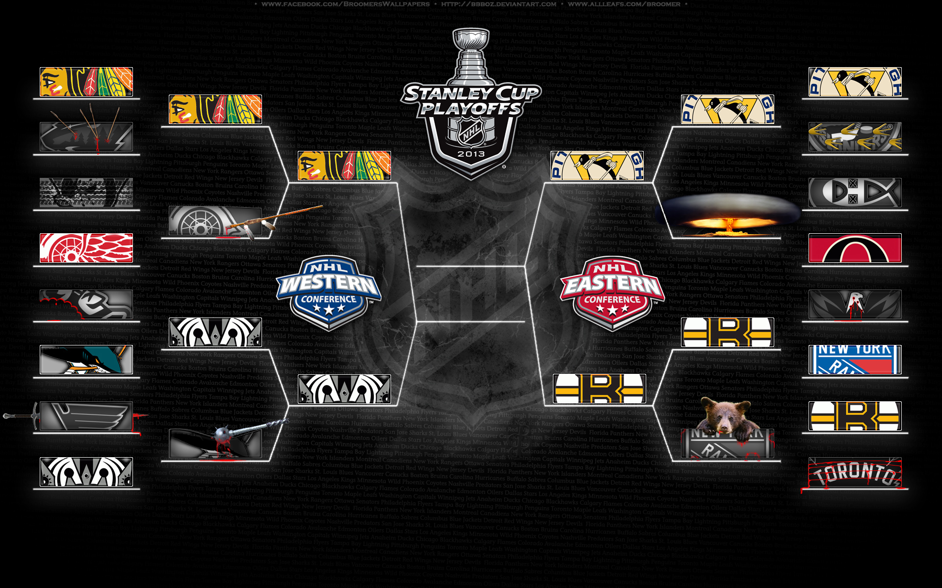 2013 Playoff Bracket 3rd Round By Bbboz D6746rb 