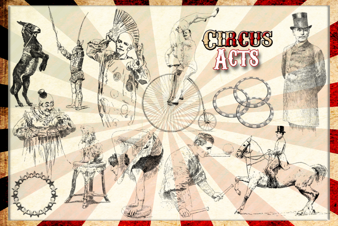 Vintage Circus Art 81