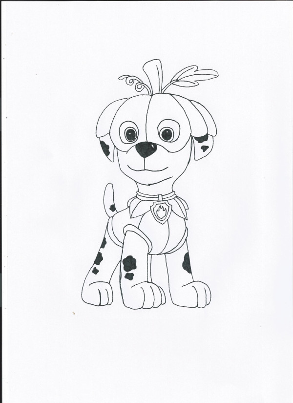 Paw Patrol Halloween Coloring Pack Coloring Pages