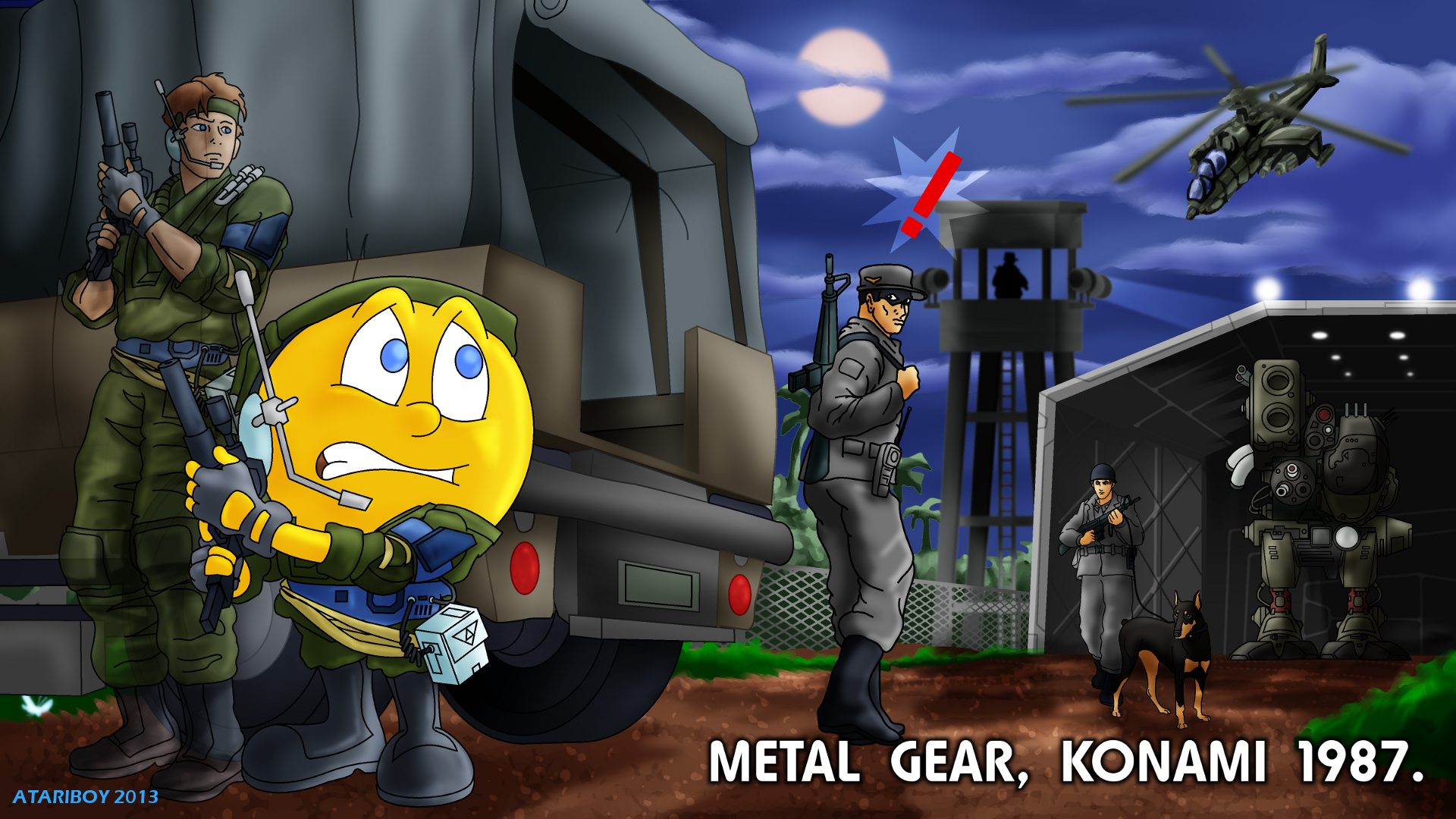 pacman_fanfic___metal_gear_1987__by_atar