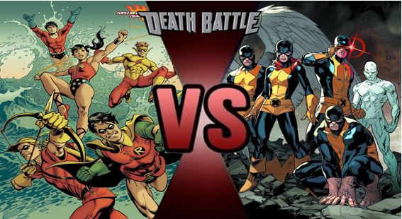 X Men Vs Teen Titans 43