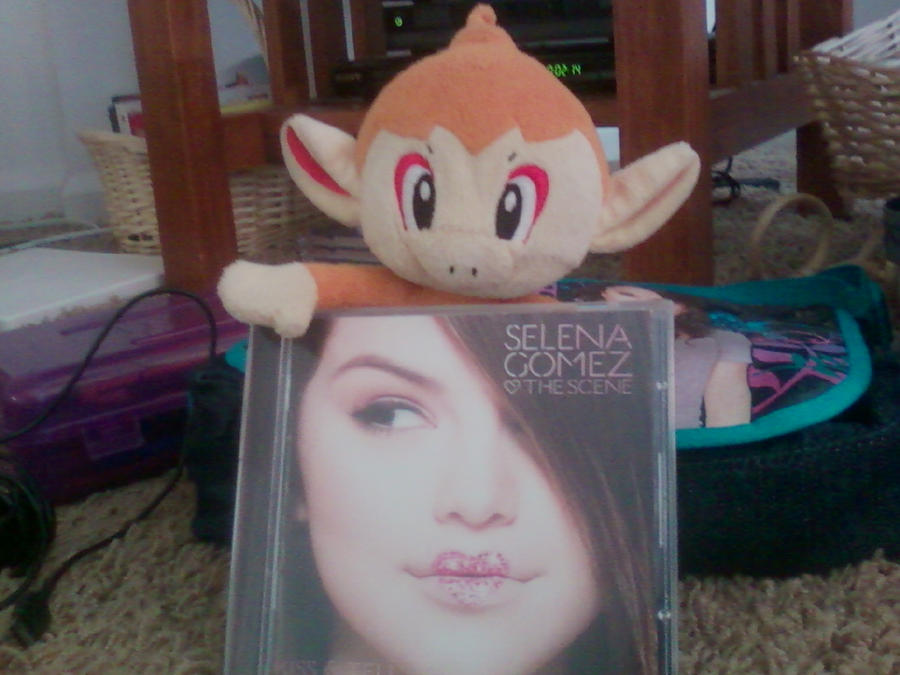 Chimchar with Selena Gomez CD by Agufanatic98 on deviantART