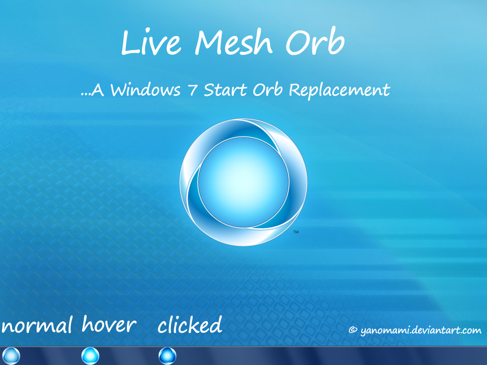 Live mesh start orb for windows 7