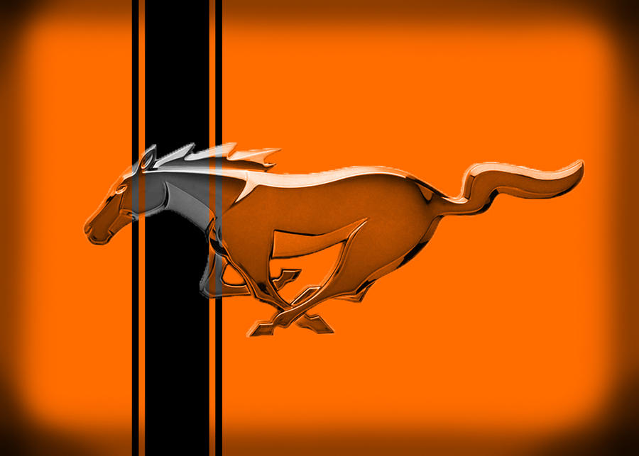 Grabber Orange Mustang Logo by Parnelli11 on deviantART