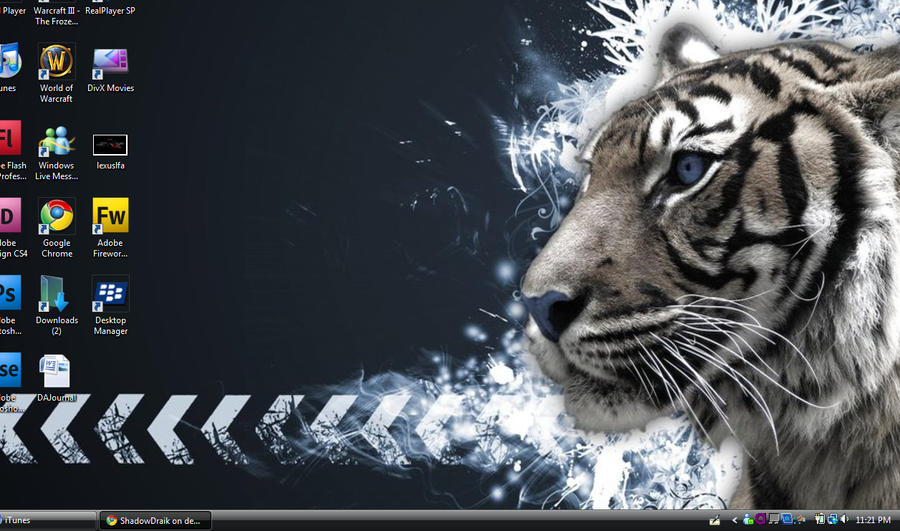 desktop wallpaper tiger. My Tiger Desktop Background by
