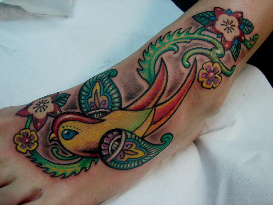 swalow | Flower Tattoo