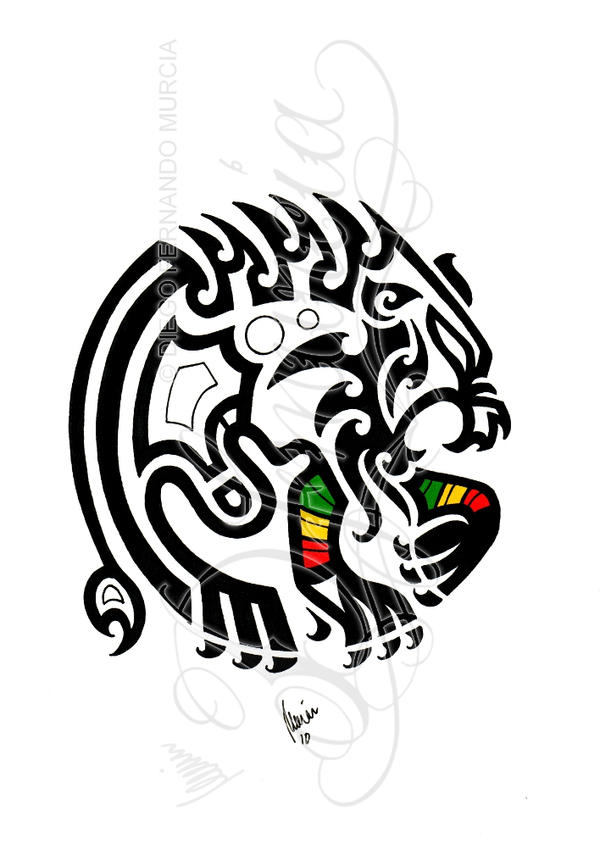 Tribal rasta lion by dfmurcia on deviantART
